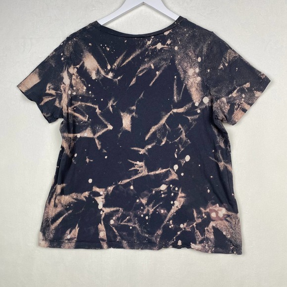 ACDC High Voltage Graphic Custom Reverse Tie Dye Sz L Short Sleeve Band T Shirt - Picture 6 of 7